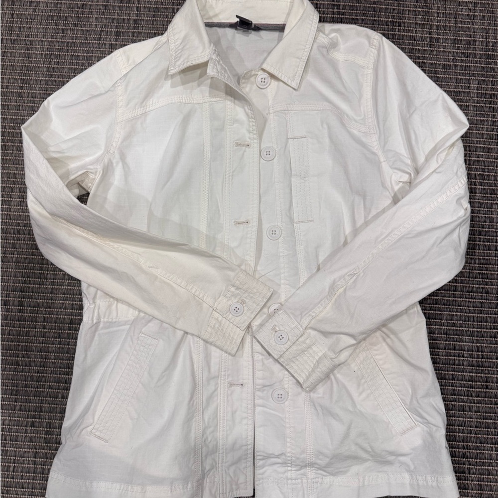 Eddie Bauer Women's Trekker Shirt Jacket - Off White